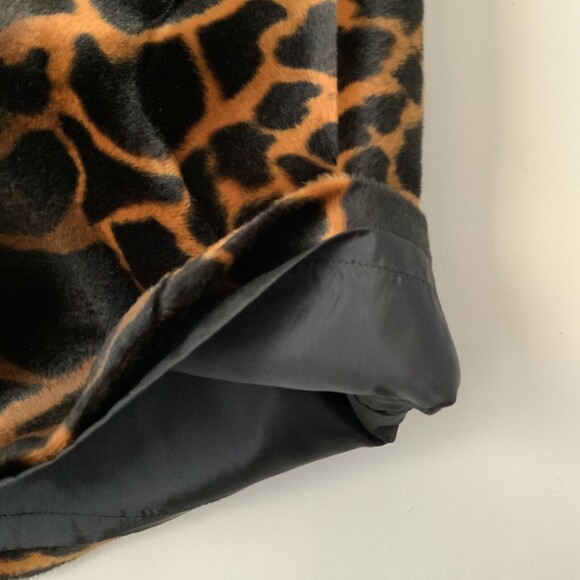 Harve Bernard Pencil Skirt Giraffe Print Brown Black 12 - Picture 7 of 11